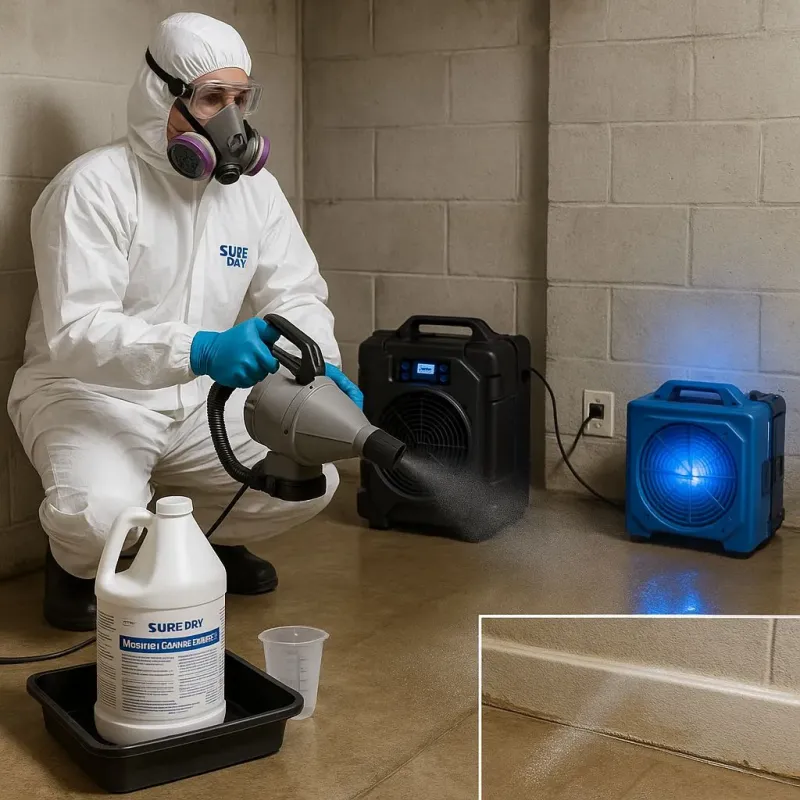 Sanitization and Odor Removal process in Fruit Heights, UT